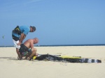 pump up kite kahoona santa maria beach